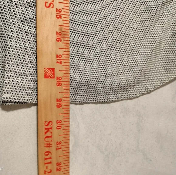 Ben Sherman Slim Fit Men Sz Medium Shirt Button Down Black Dots Cotton Pocket - Picture 8 of 10